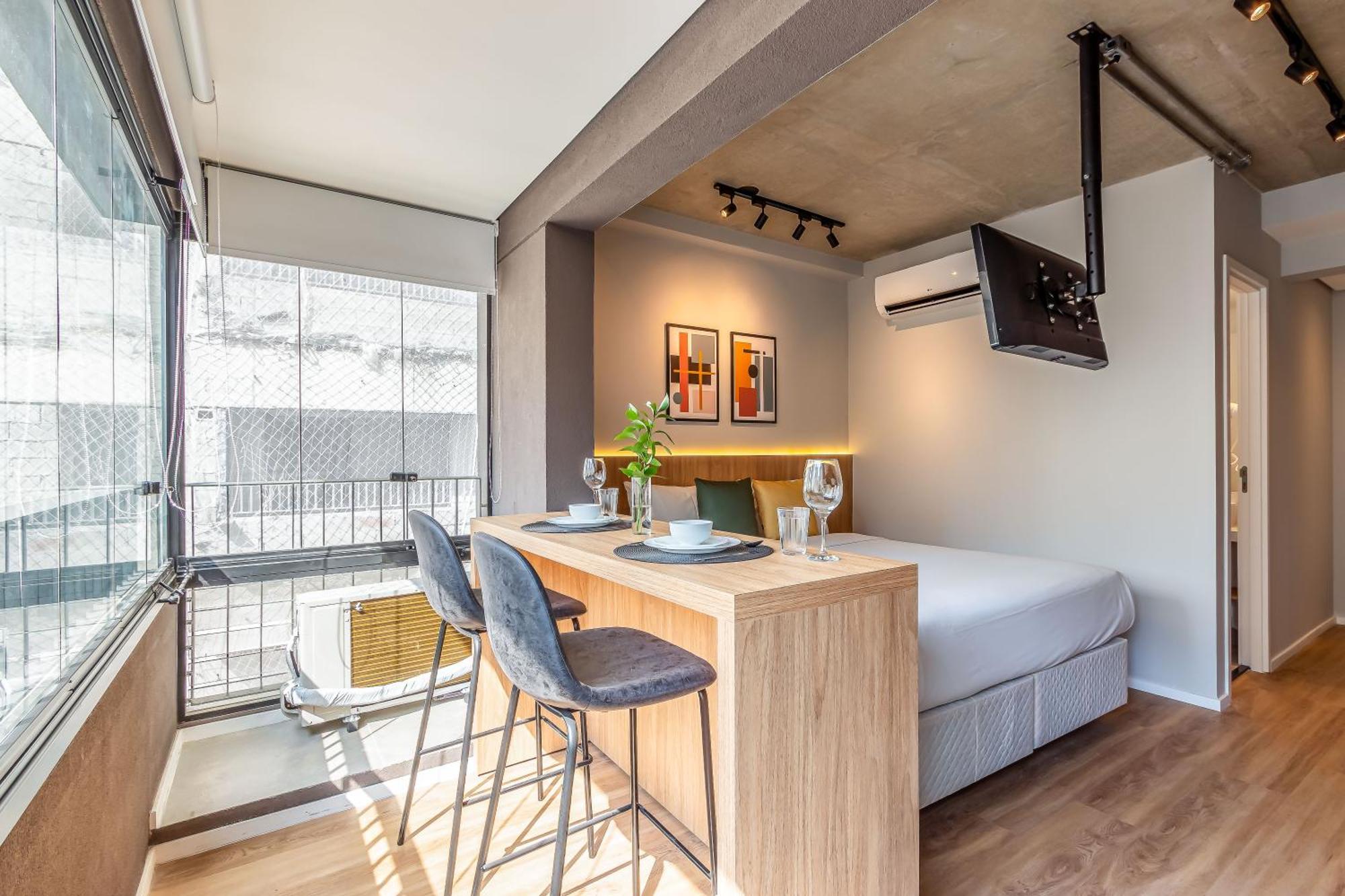 Apartamentos Completos Novos Ao Lado Da Av Paulista E Masp - Next Paulista São Paulo Rum bild